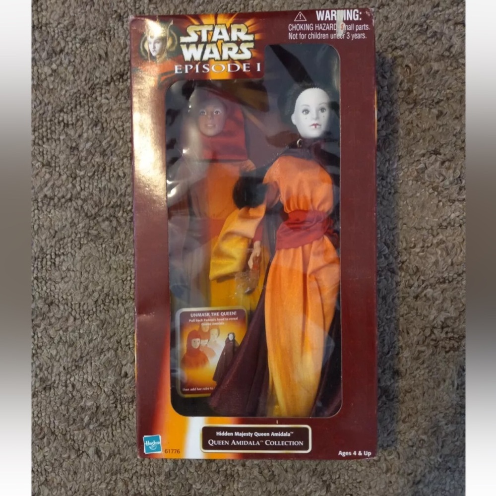 Hasbro Star Wars Episode 1 Queen Amidala Hidden Majesty Collection NIB 1998